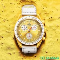ساعة سواتش أوميقا لون أصفر أصلية وجديدة Shobbak Saudi Arabia