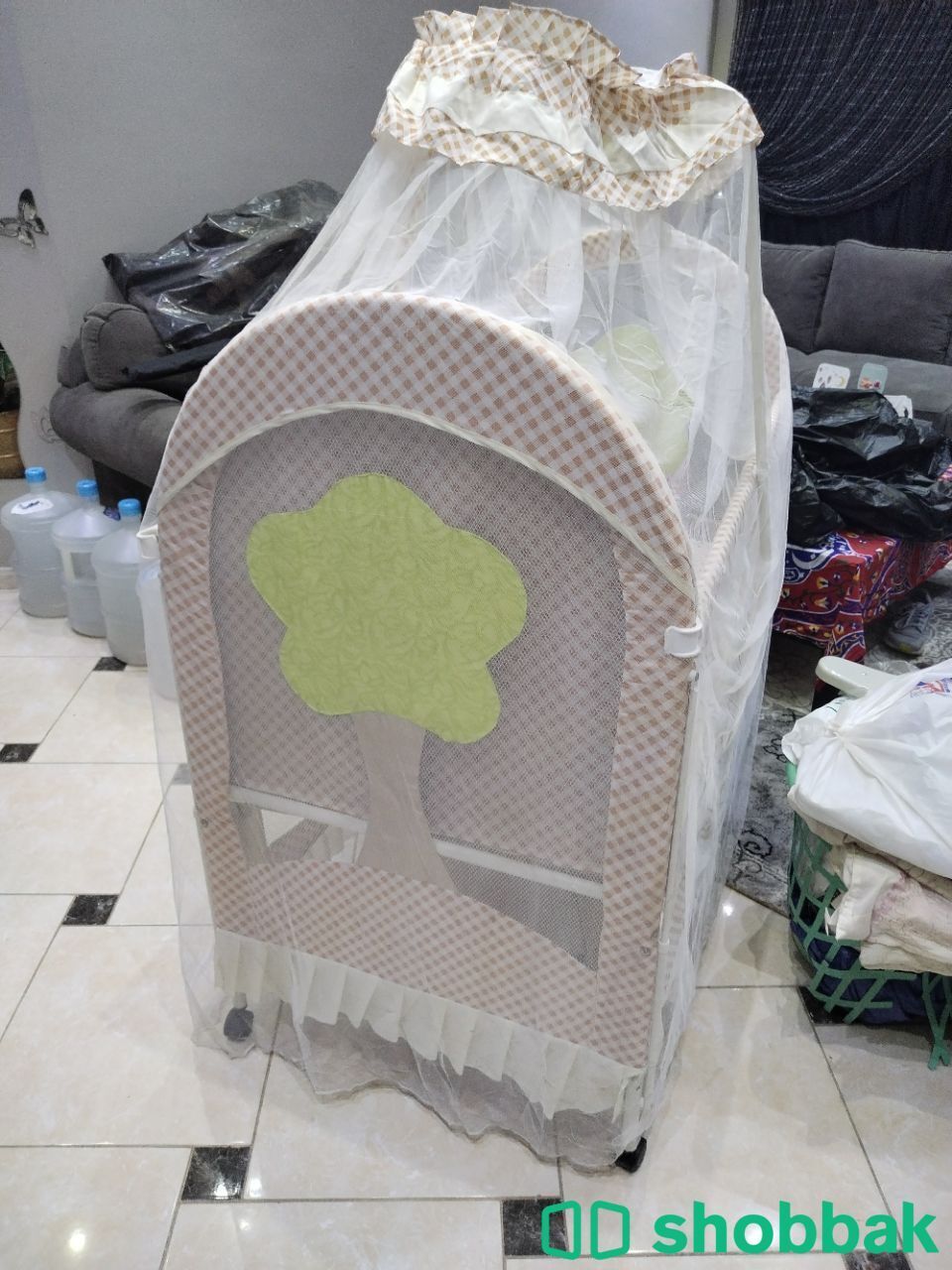 سرير اطفال بناموسية  Shobbak Saudi Arabia