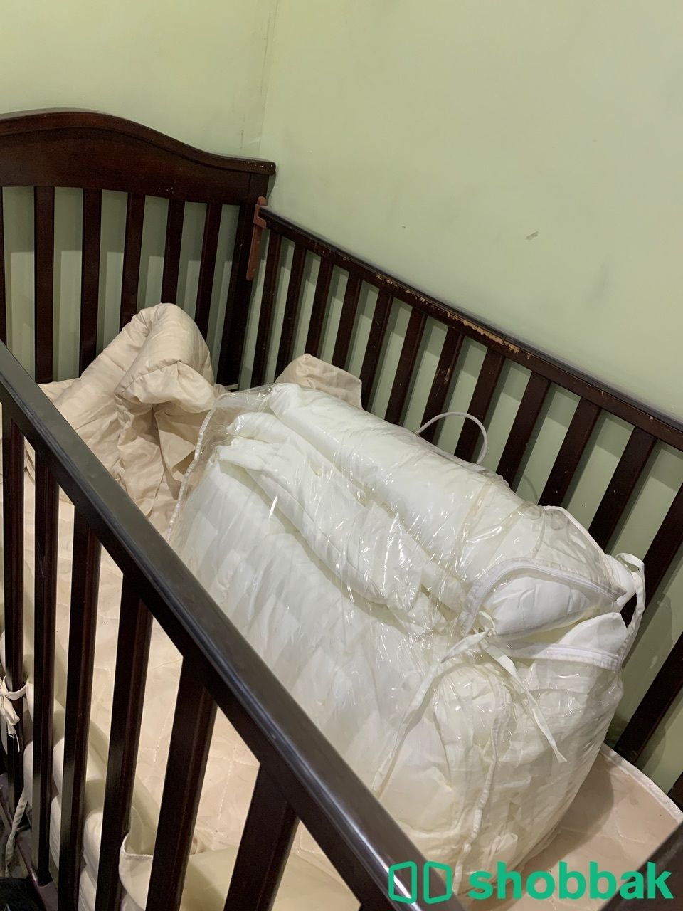 سرير اطفال مع مرتبه ومفرش ٢ Shobbak Saudi Arabia