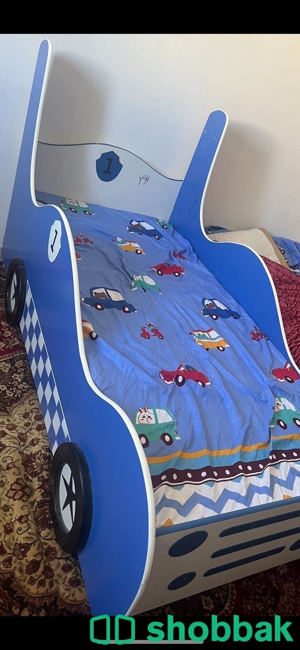 سرير اولاد شكل سيارة  Shobbak Saudi Arabia