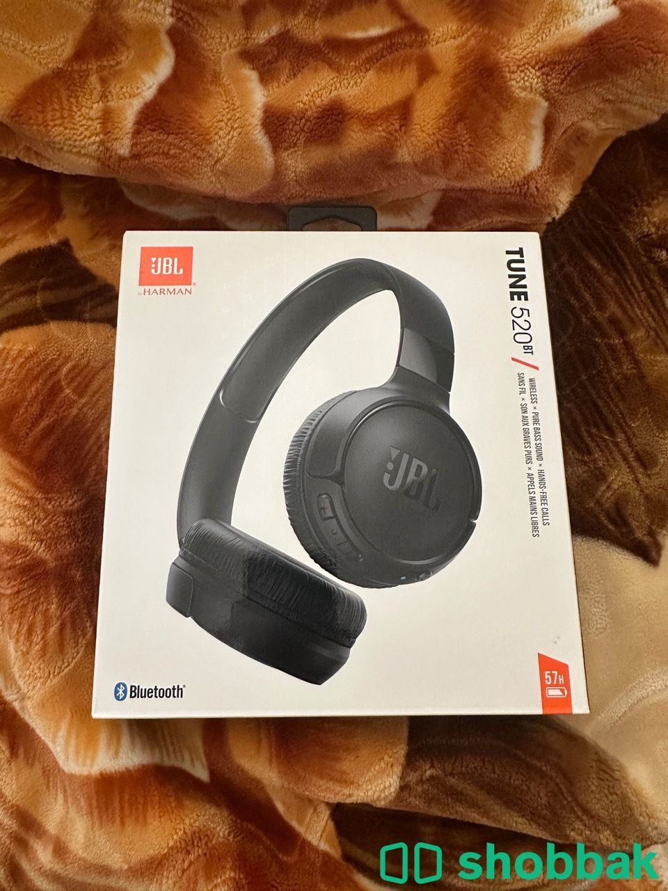 سماعة جي بي ال JBL 520 اسود Shobbak Saudi Arabia