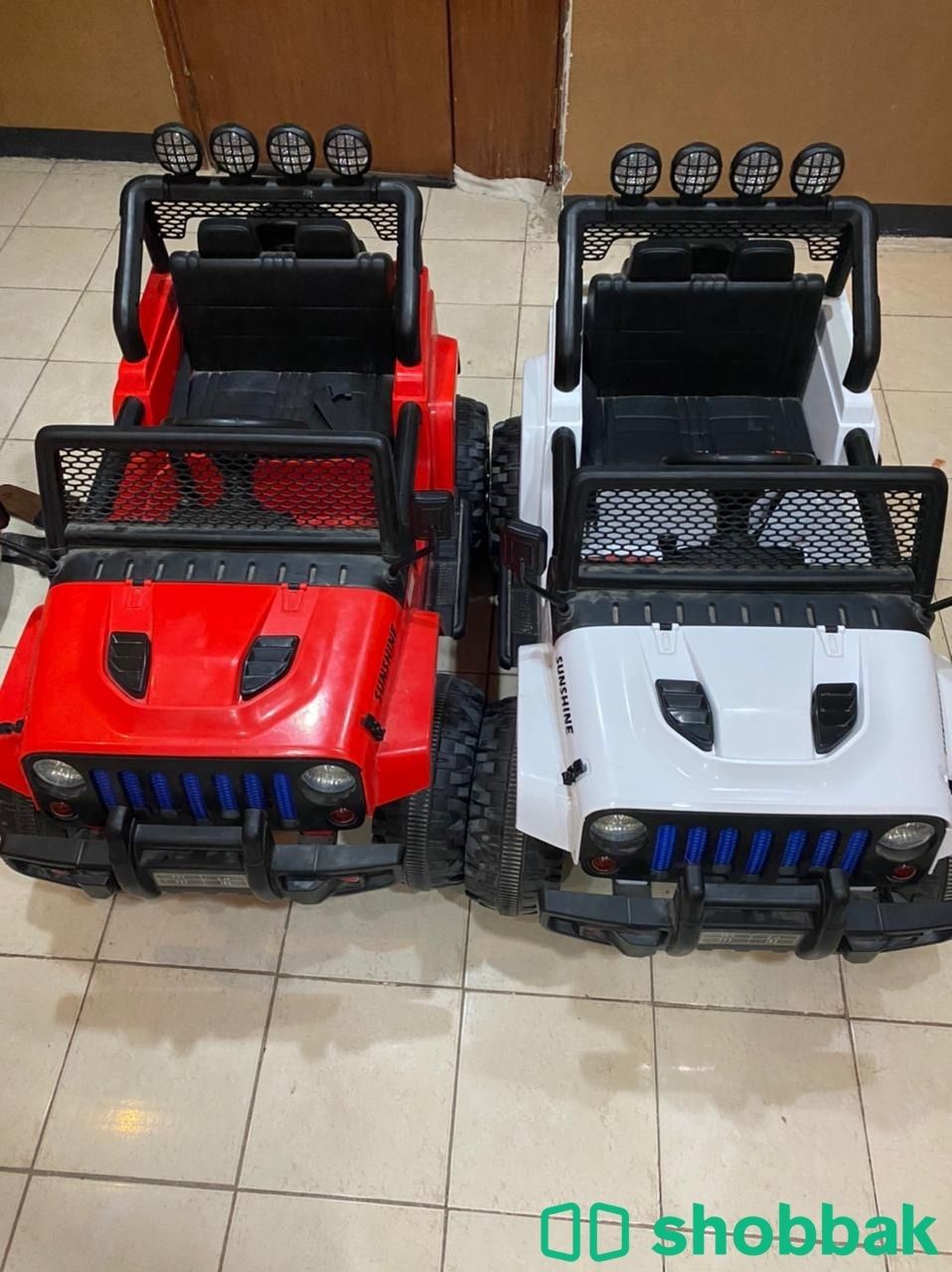 2 سيارات اطفال كهربائية رائعه تعمل بشكل جميل جدًا سعر الواحده ب 500 ريال فقط 😍 Shobbak Saudi Arabia