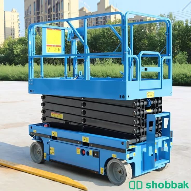 سيزر لفت للايجار في جده || رافعات مقصيه للايجار 6-22متر  كهرباء ديزل  Shobbak Saudi Arabia