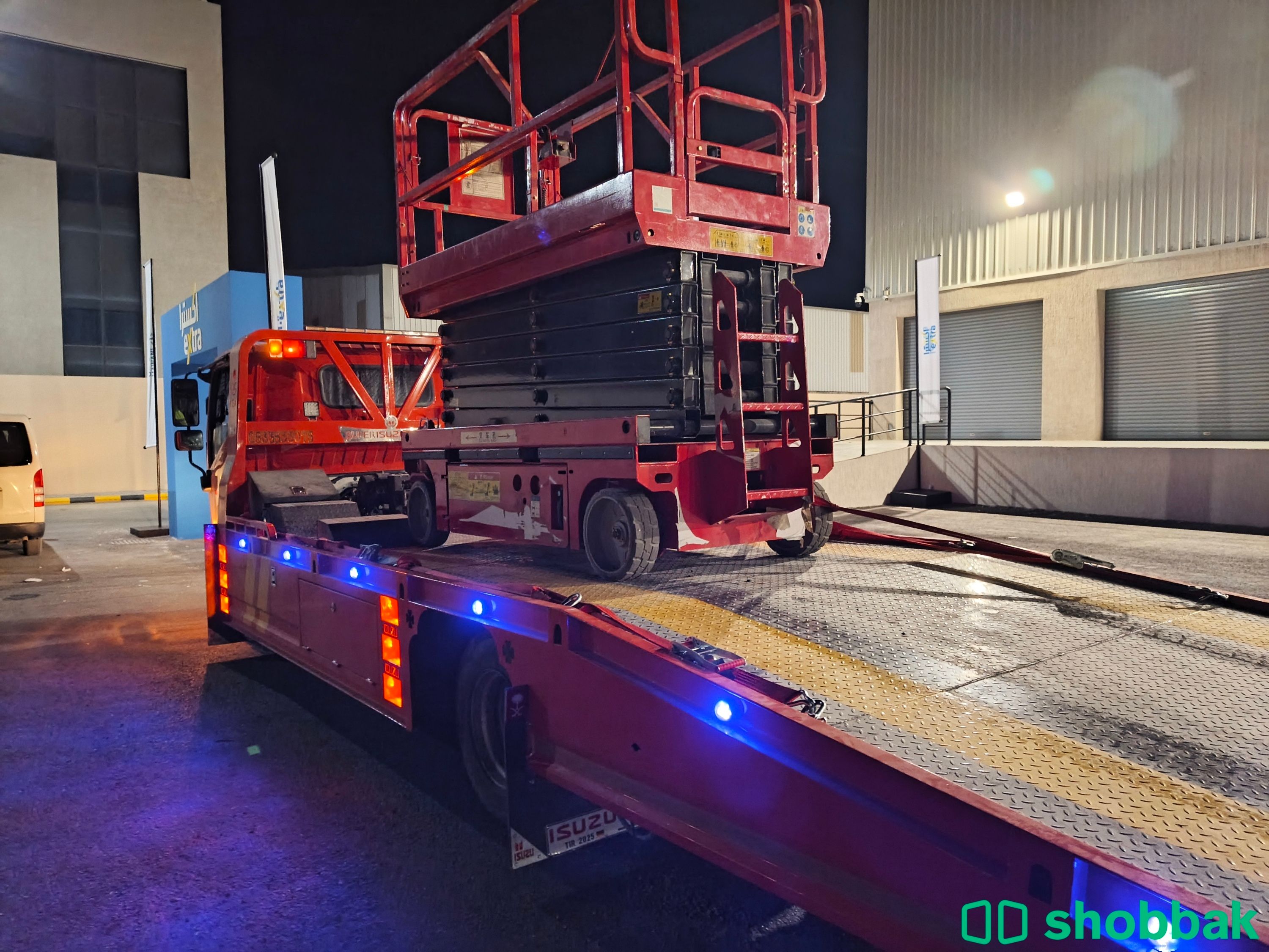 سيزرلفت ومان لفت للايجار scissorlifts and manlifts Shobbak Saudi Arabia