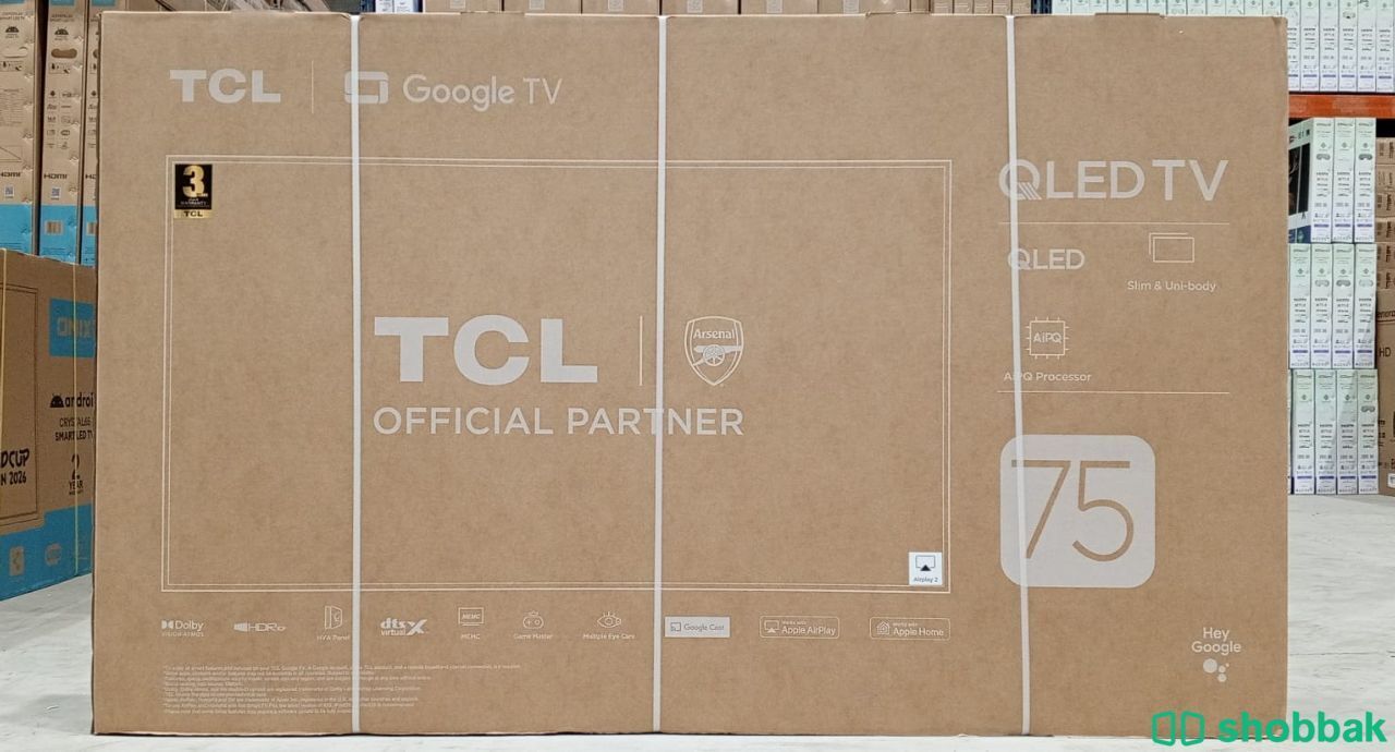 شاشات  TCL سمارت جديدة ضمان ثلاث سنوات تصفيات المستودع Shobbak Saudi Arabia