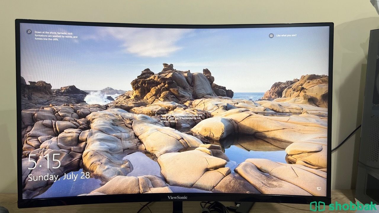 شاشة بي سي كمبيوتر viewsonic vx2718 FHD 165 hz Shobbak Saudi Arabia