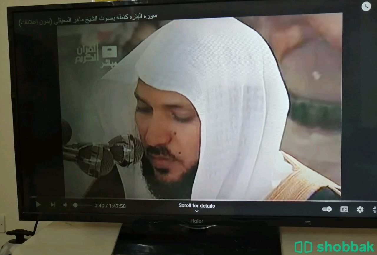 شاشة تلفزيون Haier مستعملة للبيع  Shobbak Saudi Arabia