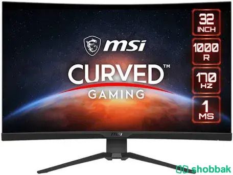 شاشة من msi 32 بوصة 165hz تدعم السوني 5 شباك السعودية