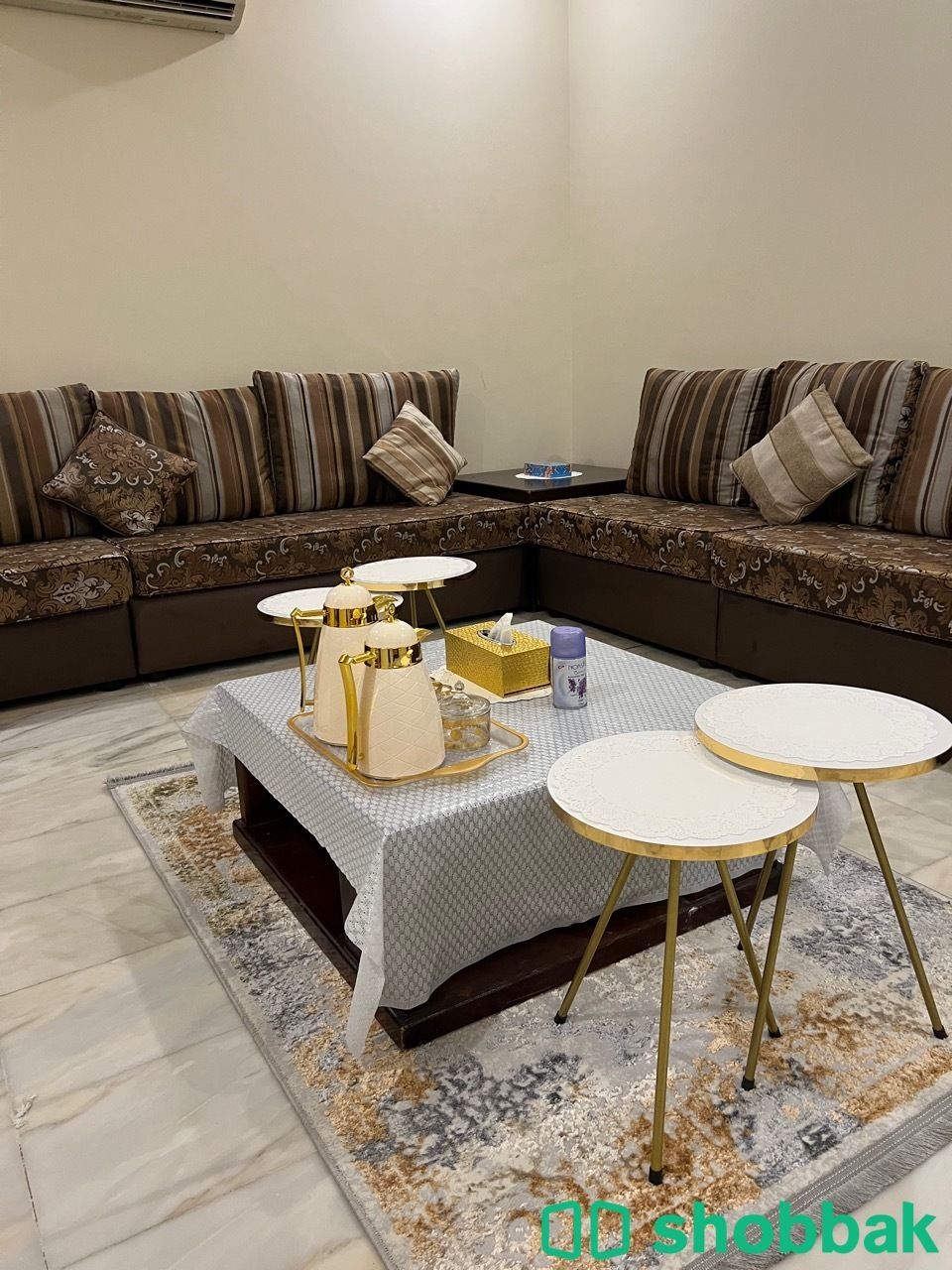 شقة غرفتين وصالة ومطبخ ودورتين مياة فاخرة للإيجار شباك السعودية