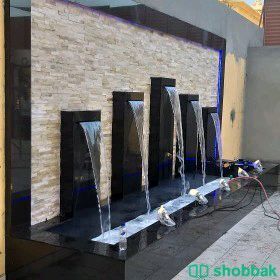 شلالات نوافير مظلات عشب صناعي جدارى وارضى  Shobbak Saudi Arabia