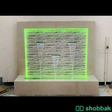 شلالات نوافير مظلات عشب صناعي جدارى وارضى  Shobbak Saudi Arabia