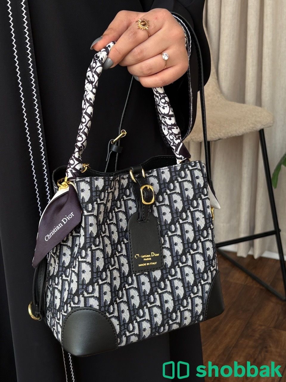 شنط ديور ماستر كوالتي  لونين اسود وكحلي  شباك السعودية