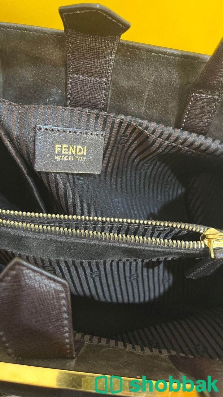 شنطة Fendi Dark Brown Shobbak Saudi Arabia