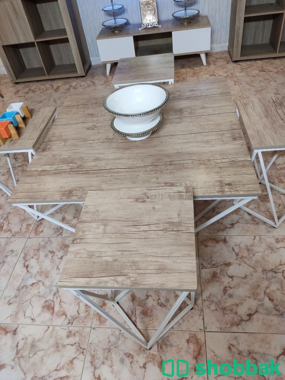 طاولات خدمة + ٢ بوفيه + طاولة تلفاز شباك السعودية