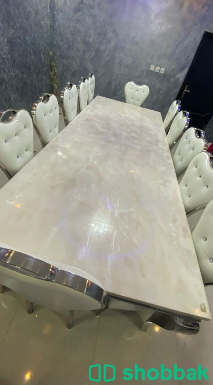 طاولة طعام كبيره جدا ١٢ كرسي  Shobbak Saudi Arabia
