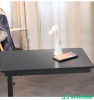 طاولة كتب متعددة الاستعمالات تركب على الكنب/السرير/المكتب مع عجلات ومساحات تخزين Laptop Table on Wheels fits under sofa, bed, and office Shobbak Saudi Arabia