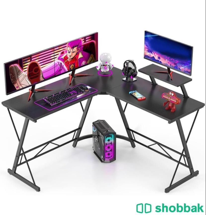 طاولة مكتب على شكل حرف L Shobbak Saudi Arabia
