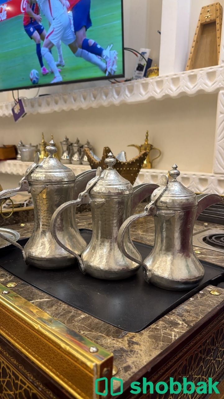طقم 3 حبات  مهدي صالح البجرا 
نحاس احمر  شباك السعودية
