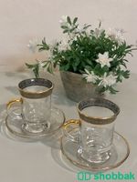 طقم تقديم قهوه وشاي ، فناجيل ، بيالات  Shobbak Saudi Arabia