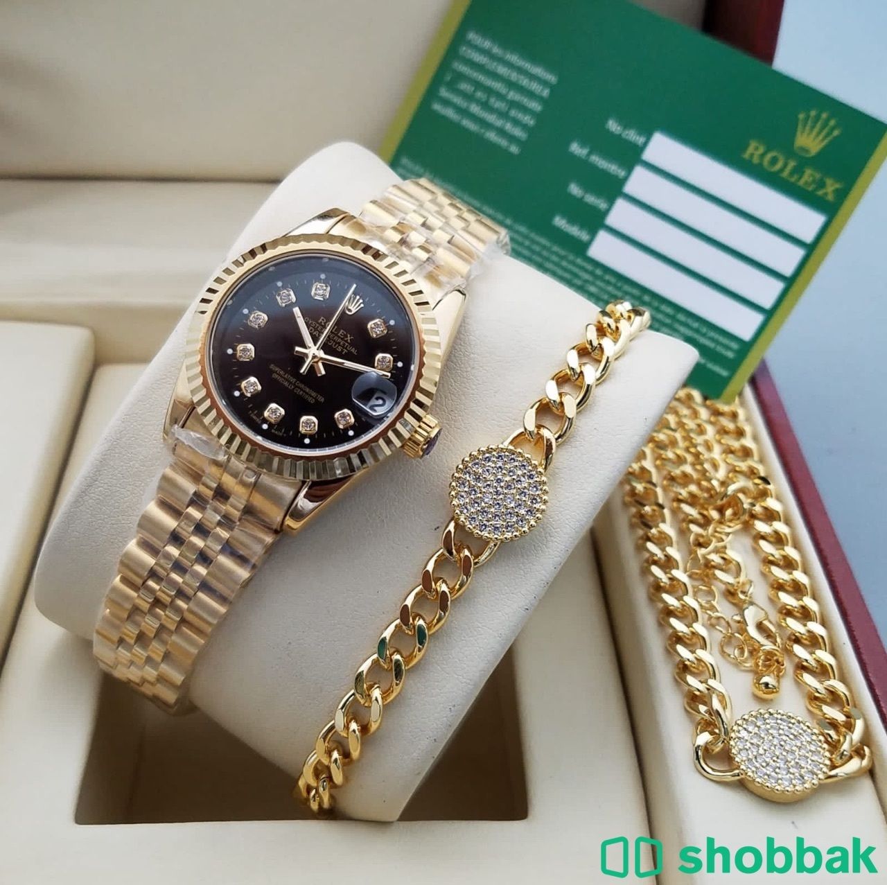 طقم ساعة رولكس نسائي  Shobbak Saudi Arabia