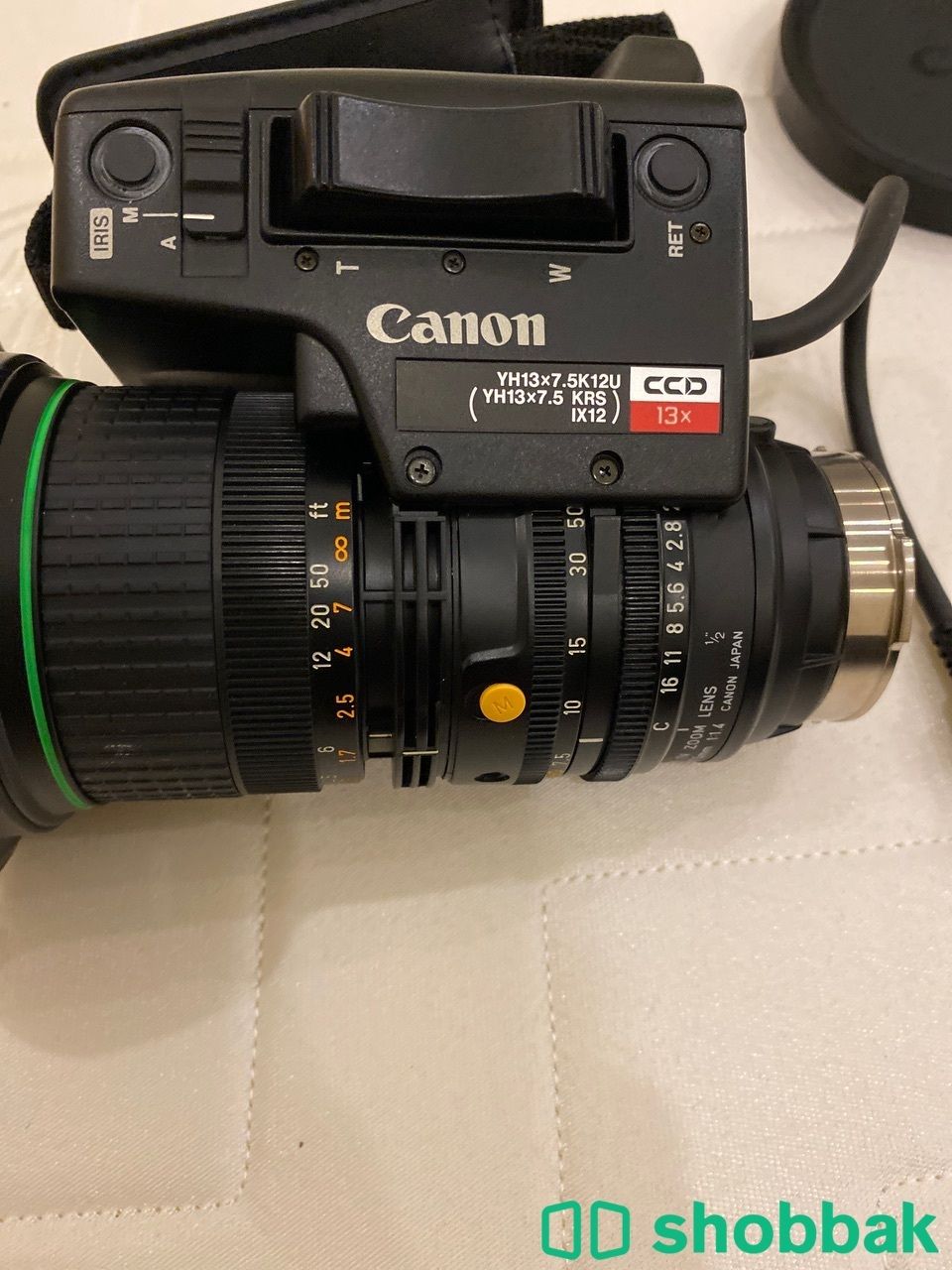 عدسة Canon YH13x7.5K12 1/2 "CCD 13x 7.5-97.5mm F / 1.4  Shobbak Saudi Arabia