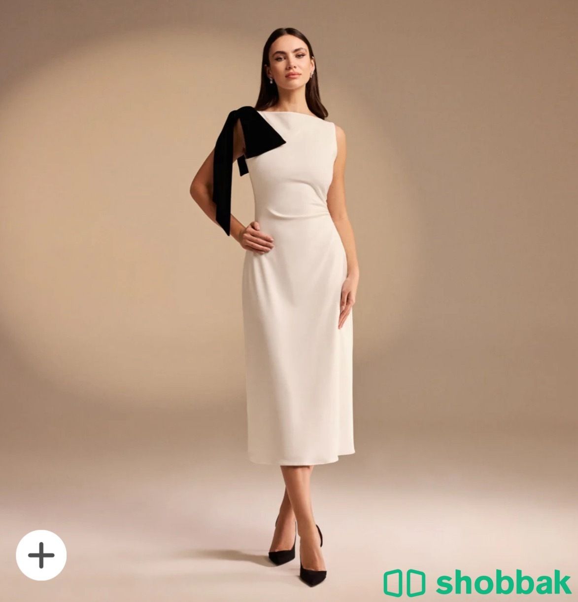 فستان ابيض من الينا Shobbak Saudi Arabia