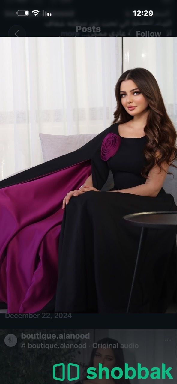 فستان اسود  شباك السعودية