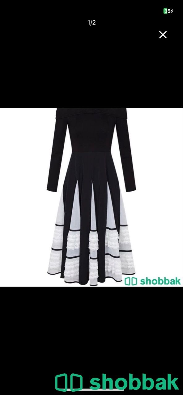 فستان اسود قصير  Shobbak Saudi Arabia