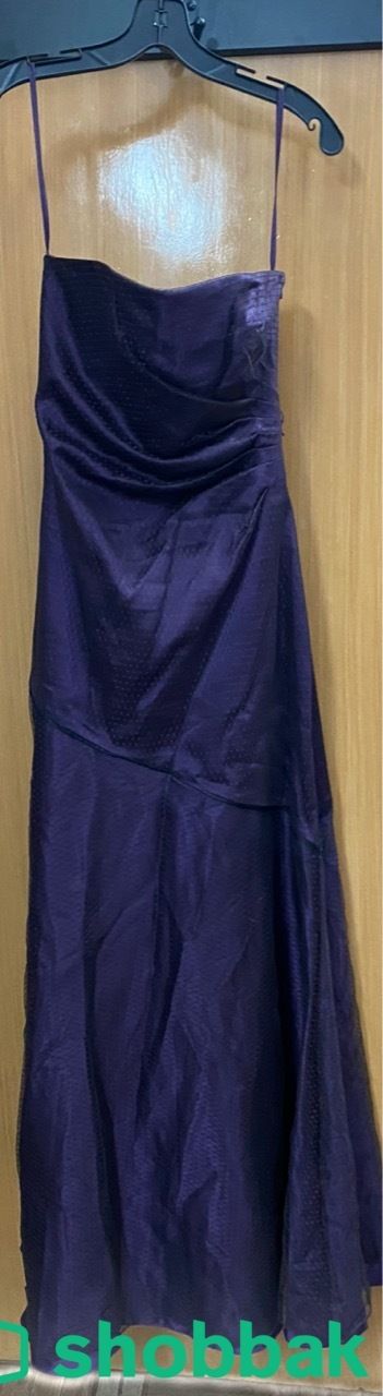 فستان بدون اكمام باللون البنفسجي غامق مقاس S Shobbak Saudi Arabia
