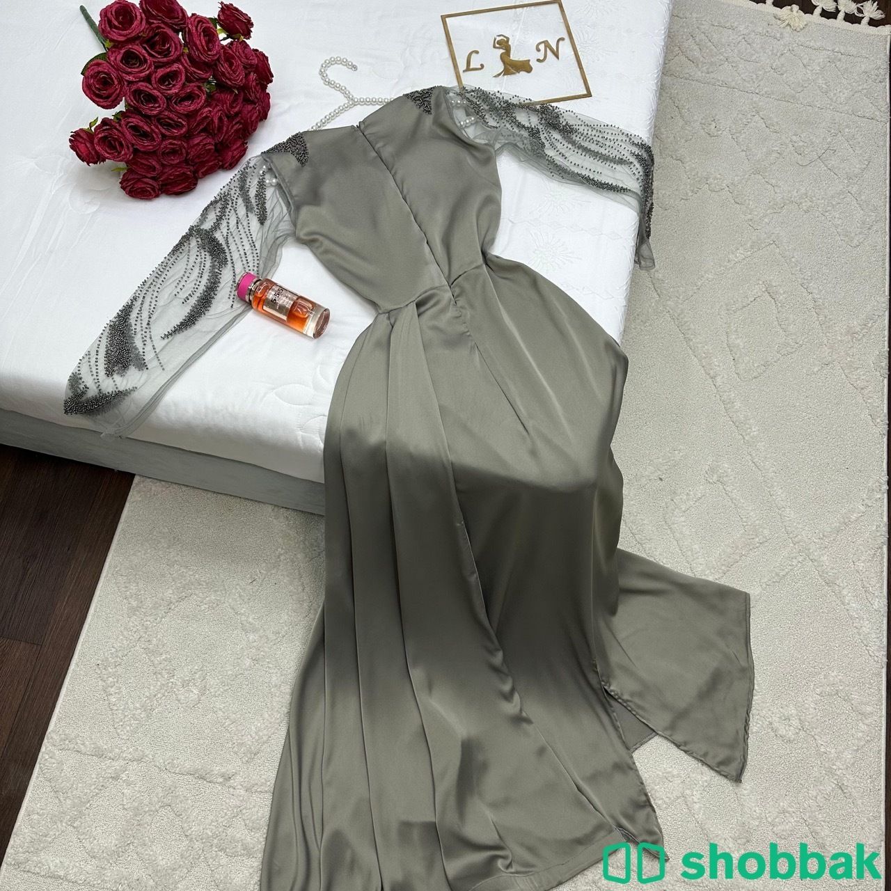 فستان ستان استرتش ترتر  Shobbak Saudi Arabia