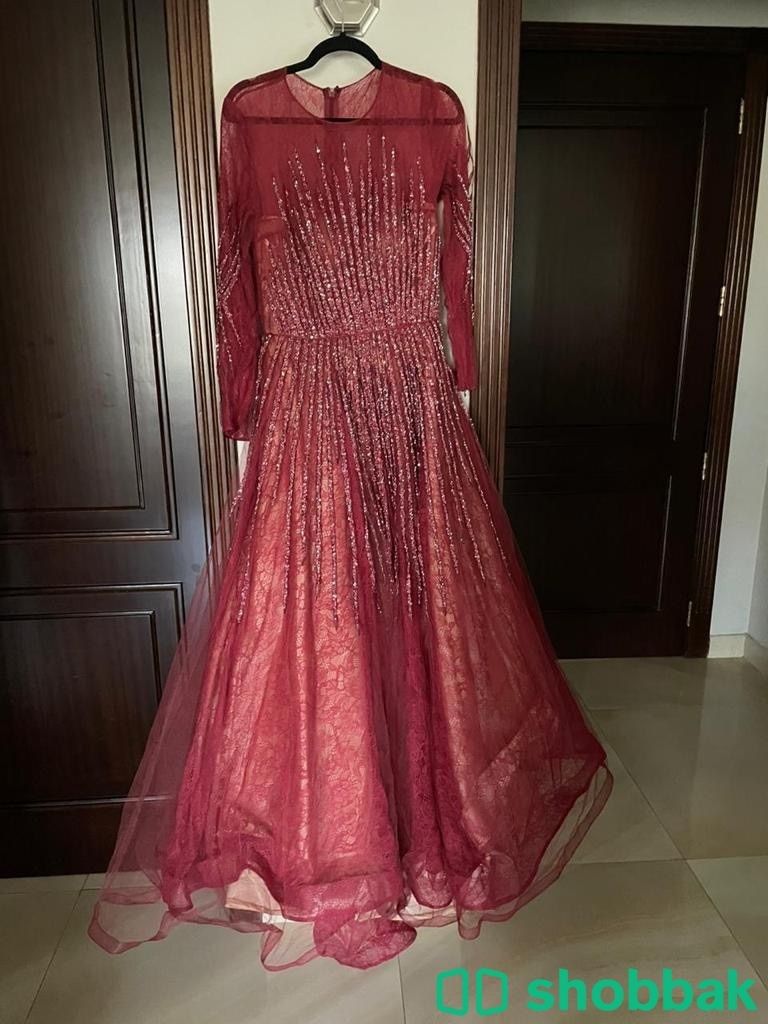 فستان سهرة تصميم المصمم فؤاد سيركس شباك السعودية