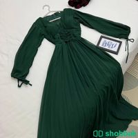 فستان شيفون جورجيت كلوش بوليسا مكسر  شباك السعودية