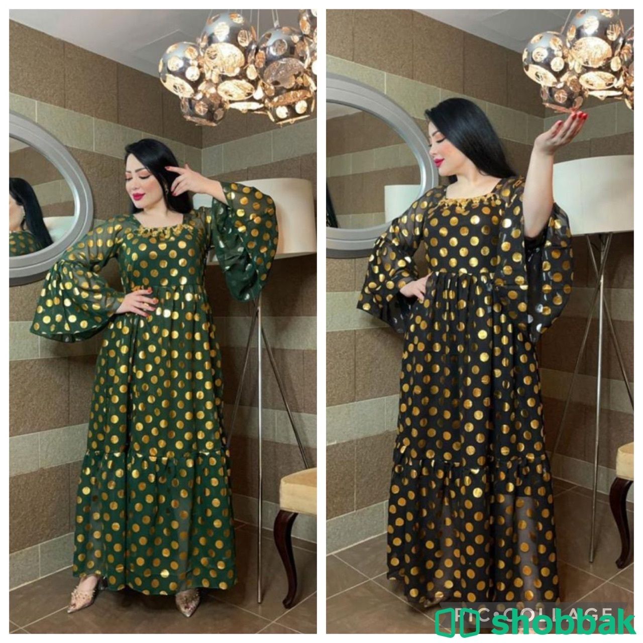 فستان شيفون ستان بارد مبطن  Shobbak Saudi Arabia