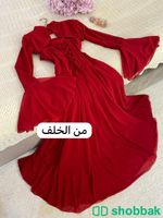 فستان شيفون مبطن ناعم  شباك السعودية