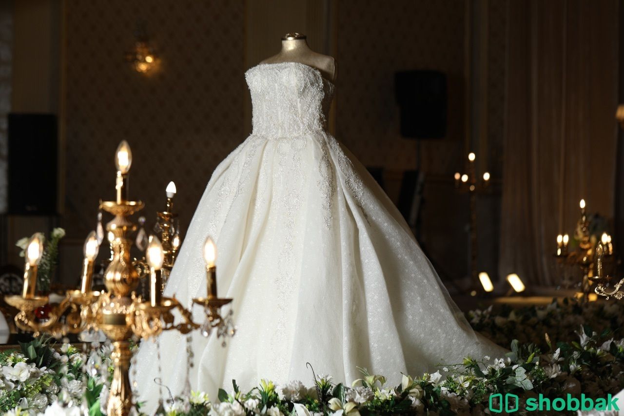 فستان عروس مع الطرحه للبيع Shobbak Saudi Arabia