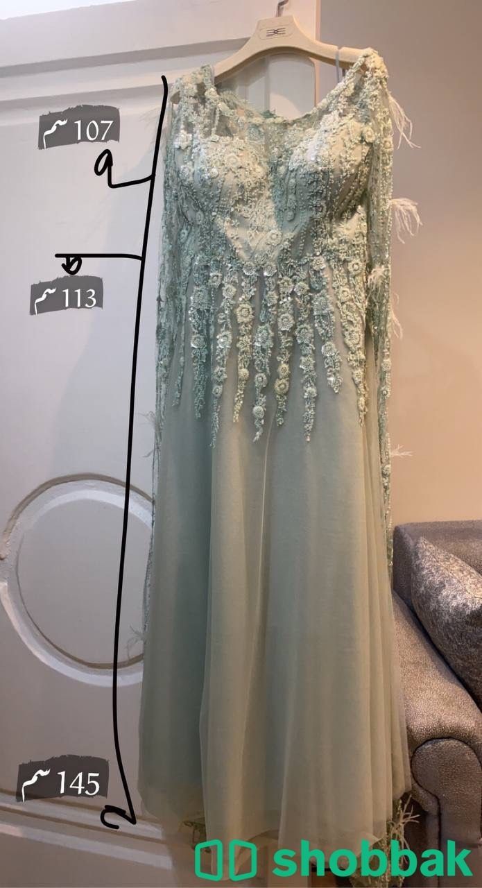 فستان من المصممه ايمان العجلان  Shobbak Saudi Arabia