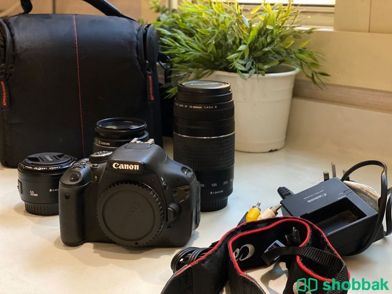 كاميرا كانون D600 , مع العدسات  Shobbak Saudi Arabia