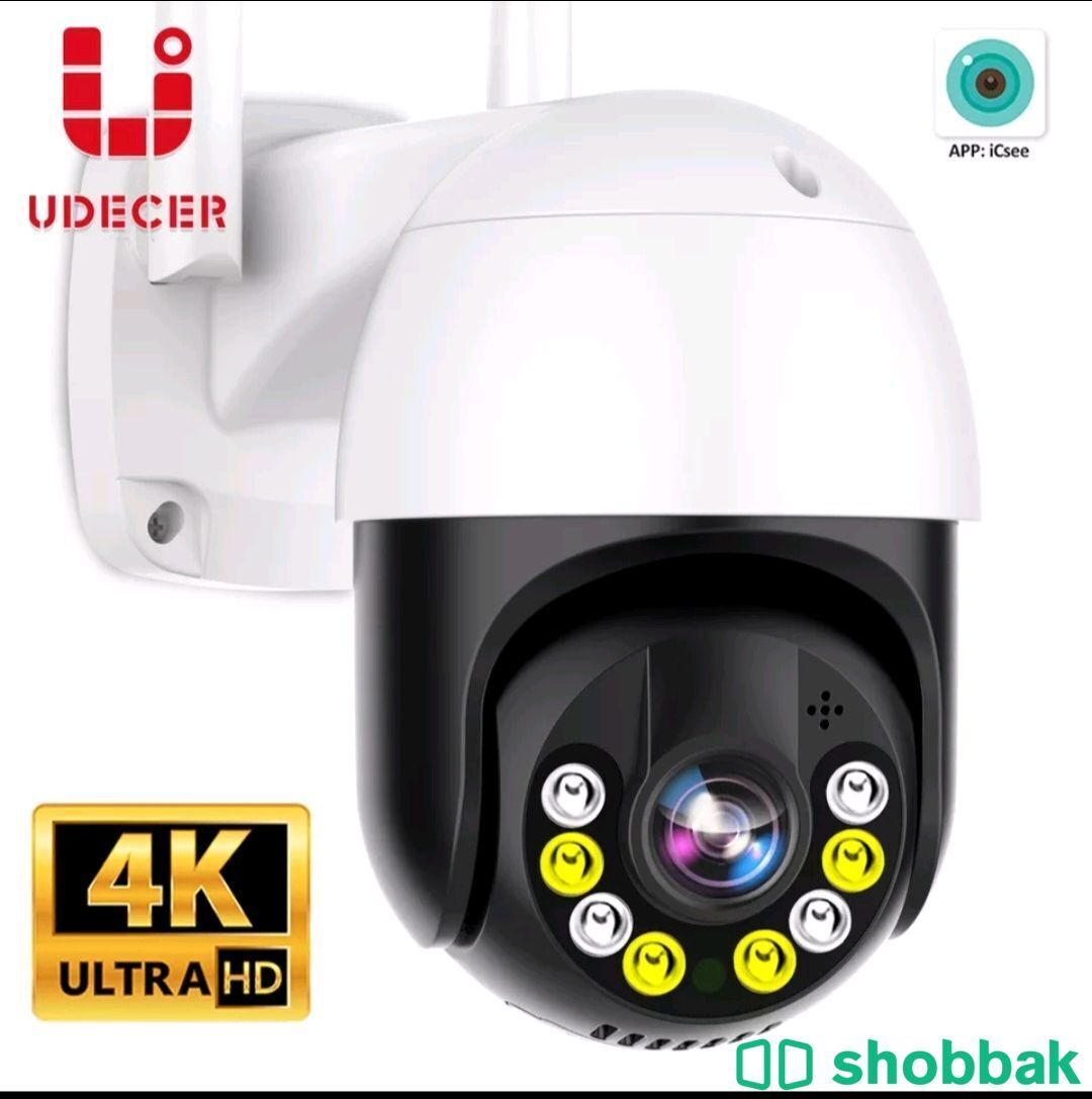 كاميرا مراقبه لاسلكية 8 ميقابايت 4K FULL HD Shobbak Saudi Arabia