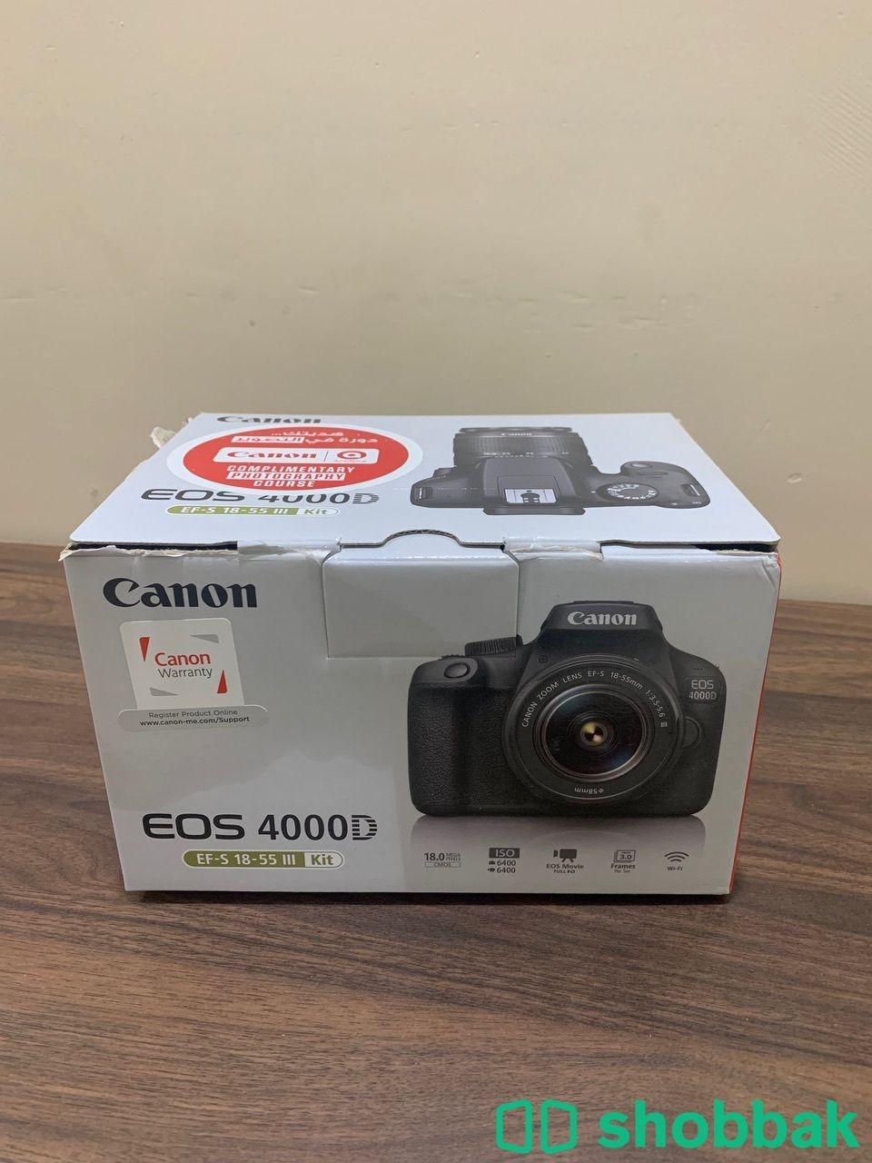 كاميرة كانون EOS 4000D شبه جديدة ✅ Shobbak Saudi Arabia