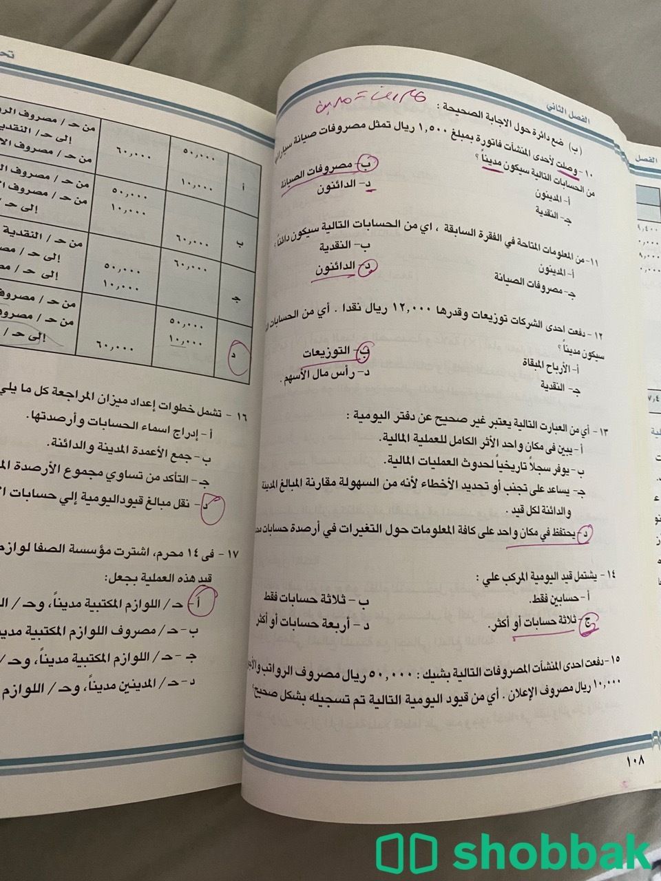 كتاب اسس المحاسبة شباك السعودية