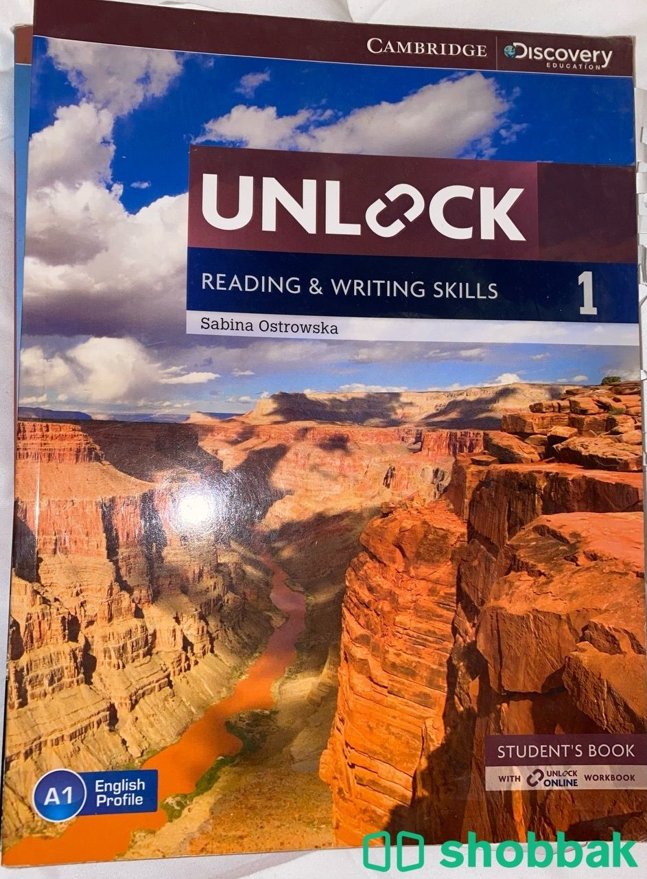 كتاب جامعي انجليزي مستعمل unlock 1 & 2 شباك السعودية