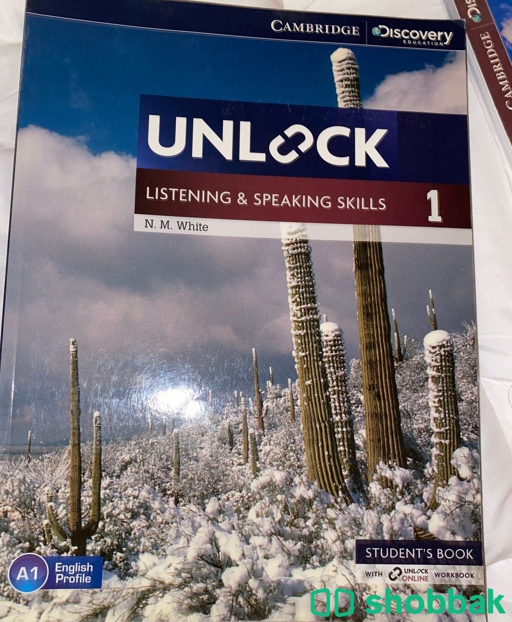 كتاب جامعي انجليزي مستعمل unlock 1 & 2 Shobbak Saudi Arabia