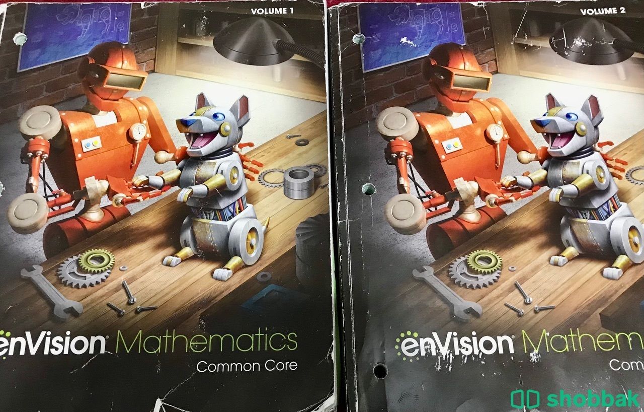 كتاب رياضيات envision Mathematic common core volume 1,2 Shobbak Saudi Arabia