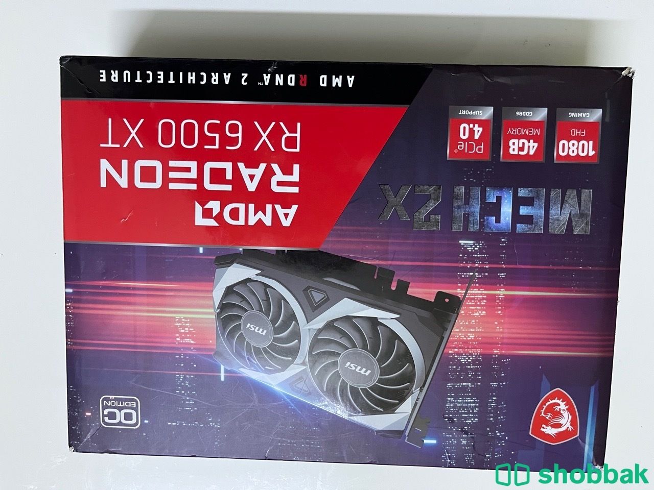 كرت شاشة RX 6500 XT  شباك السعودية