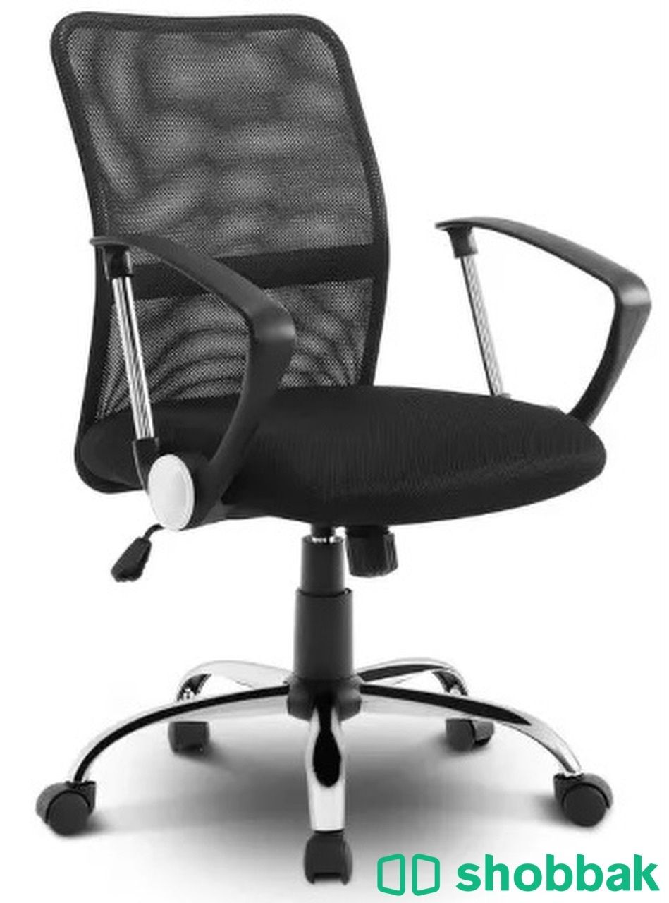 كرسي مكتب مع ظهر شبكي , اللون أسود Shobbak Saudi Arabia