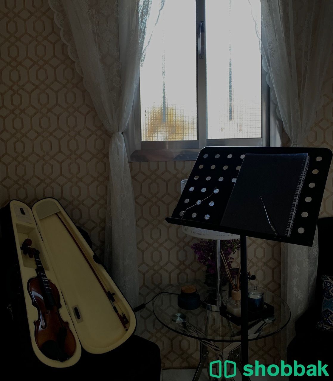 كمان للمتدئين جديد مع حامل نوته الموسيقيه مع دفتر لتعلم  Shobbak Saudi Arabia