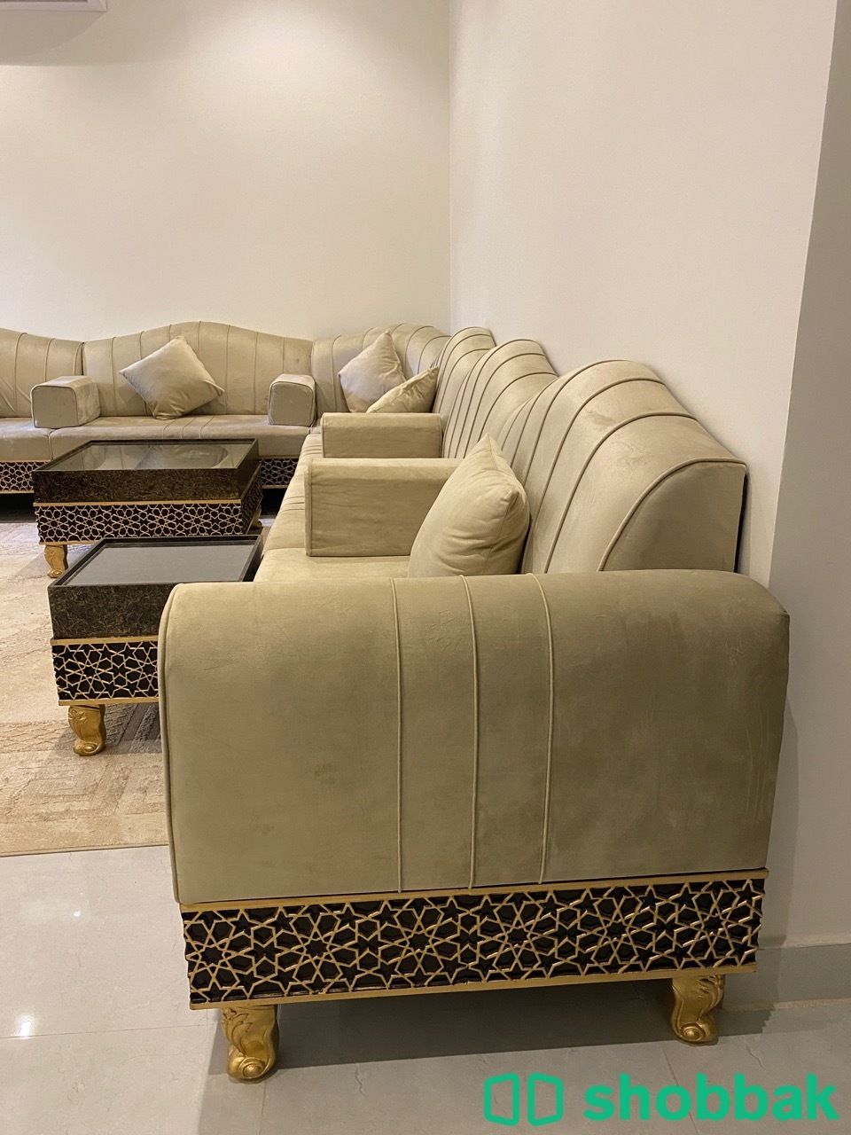 كنب بطراز مغربي اربيكا مفصل مع طاولات شباك السعودية