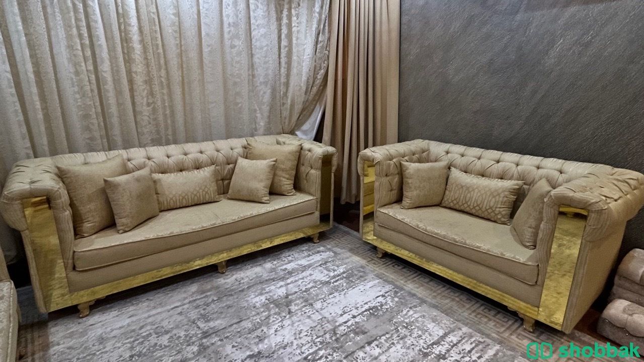 كنب مجلس مع ستارة للبيع  شباك السعودية