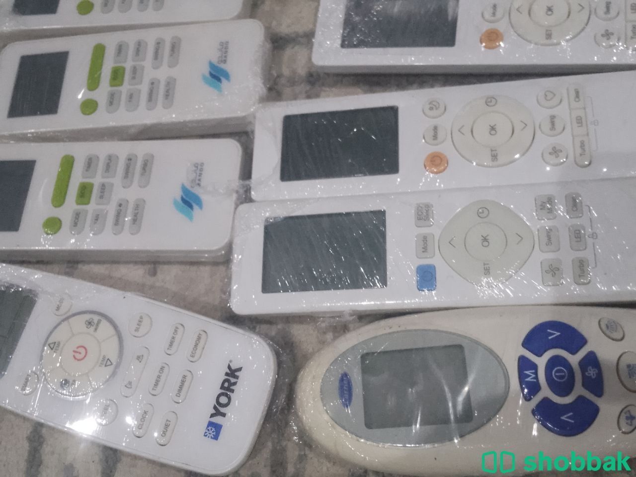 لبيع ريموتات مكيفات سبليت اصليه جديده  شباك السعودية