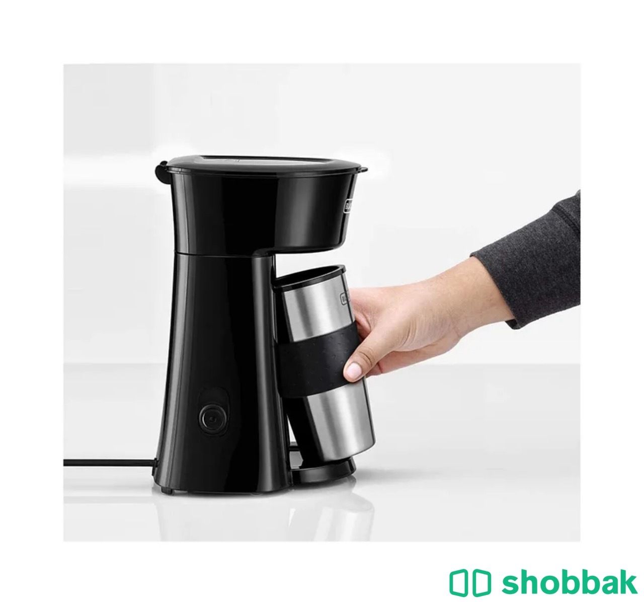 آلة قهوة سوداء صغيرة من بلاك اند ديكر Shobbak Saudi Arabia
